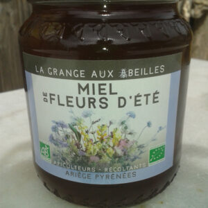 Miel de Fleurs d'Eté bio 500g.